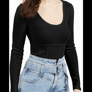 Guess Los Angeles Charlie Top Black NWT $79